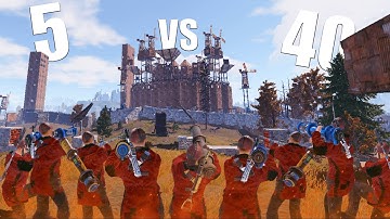 How we pissed off Zergs until getting MERGEraided by 40 man | Rustoria EU Medium Force | thund3r