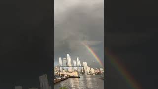 Stunning double rainbow appears over NYC on 9/11 anniversary