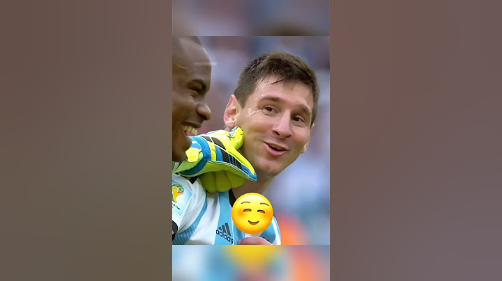 Ele não acreditou que Messi era humano 👽