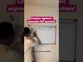 Solve Algebraic expressions like a pro! #satmath #maths #exam #algebra #maths #expression
