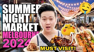 Summer Night Market Melbourne | Food Tour 2024