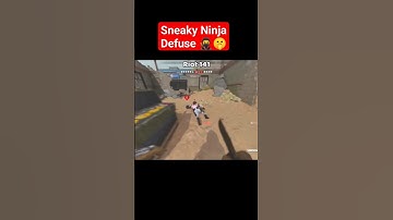Sneaky Ninja Defuse 🥷🤫.#shorts #callofduty #warzone #cod #mw2 #rebirthisland