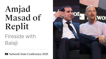 33 - Network State Conference 2025 - Fireside with Amjad Masad of Replit and Balaji