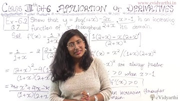Q 7 - Ex 6.2, Application of Derivatives, Chapter 6 - Maths Class 12th