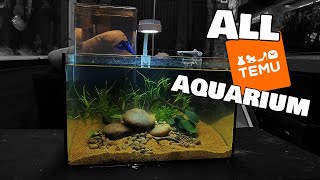 Can I make an aquarium ONLY buying from TEMU?