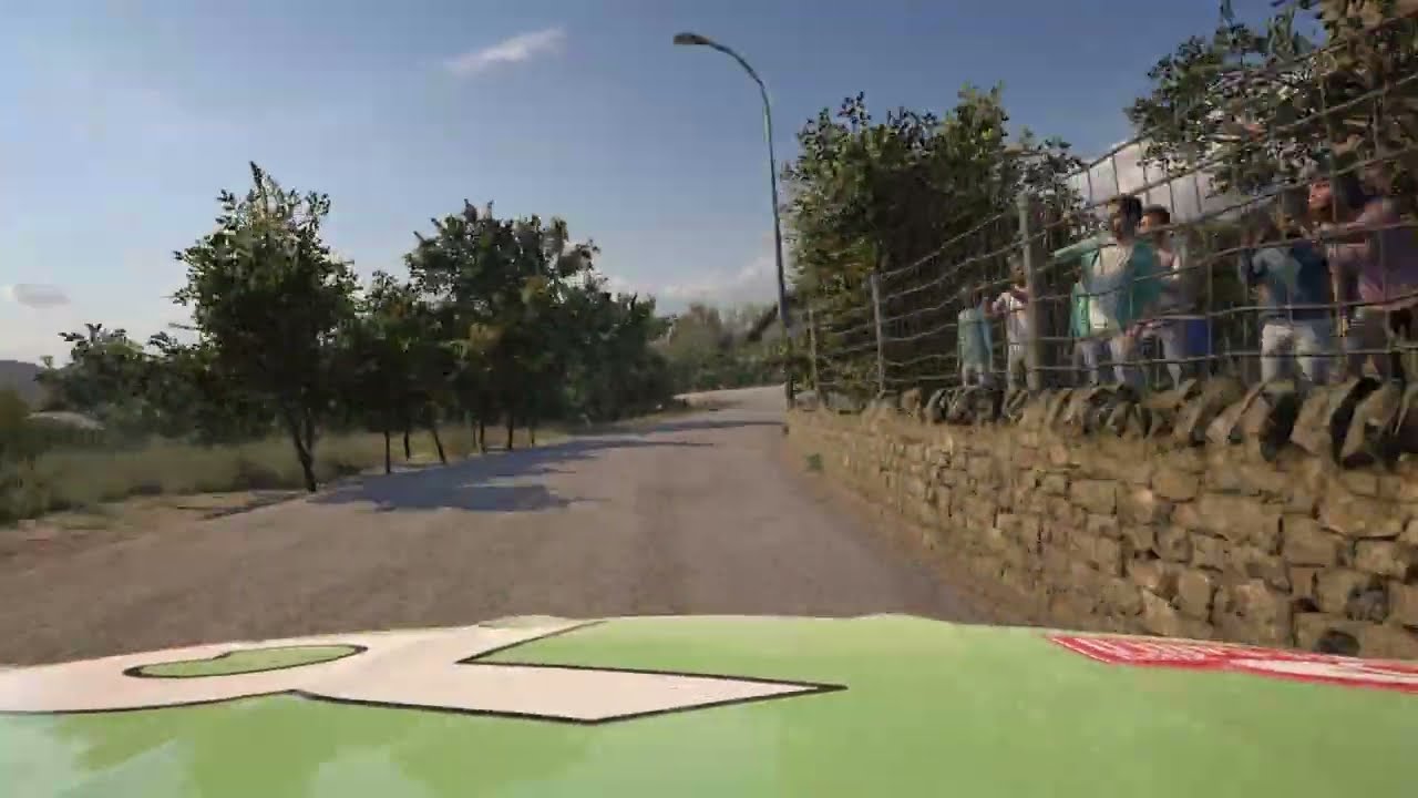 EA WRC Ancelle Time Trial WRC2-class (choppy Shadowplay rec as usual) DualSense controller Steam HDR