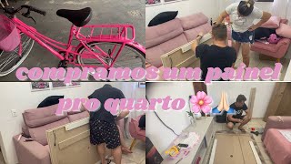 DEU OUTRA CARA PRO QUARTO |COMPREI UMA BICICLETA NOVA 🌸💕🥰