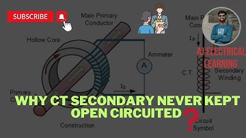 Why CT secondary never kept open circuited? Why CT secondary always short(Interview Question)