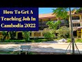 Basics Of Getting An English Teaching Job In Cambodia 2022