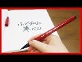 【初】初めてのペン種を紹介！【ゆるめな動画】 【ふで和み】【筆ペン】