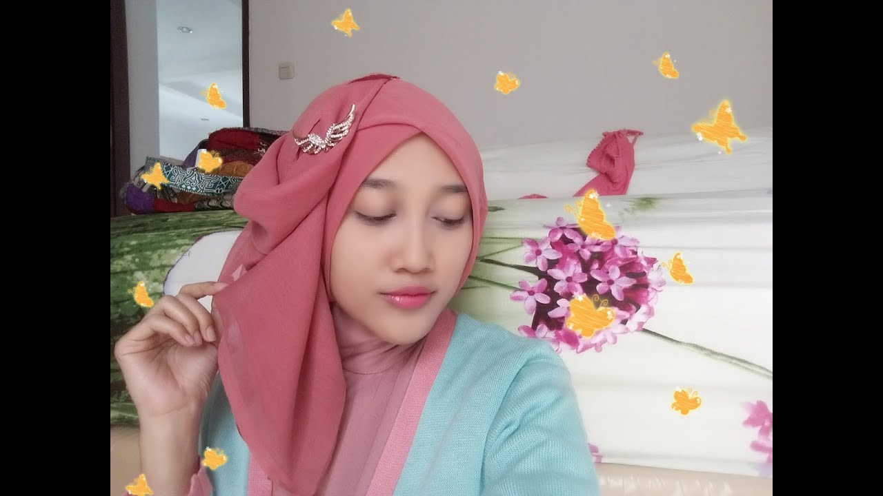 Tutorial Hijab Segiempat Pesta Simple Selvyana Cintyananda YouTube