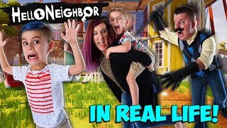 Hello Neighbor In Real Life! (FUNhouse Family) Hide N Seek