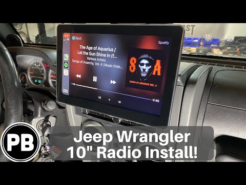 2007 - 2010 Jeep Wrangler 10" Radio Install | Dual DMCPA11BT