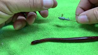 How to rig a Darterhead. Bass Fishing