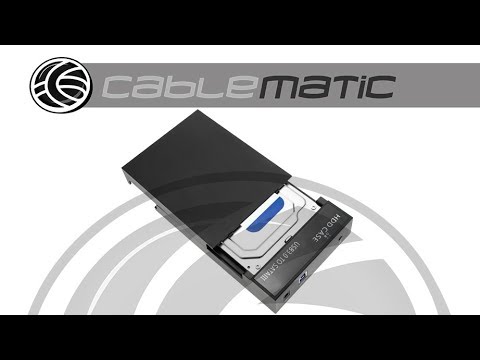 Caja para disco duro de 3.5" SATA a USB 3.0 distribuido por CABLEMATIC ® - YouTube