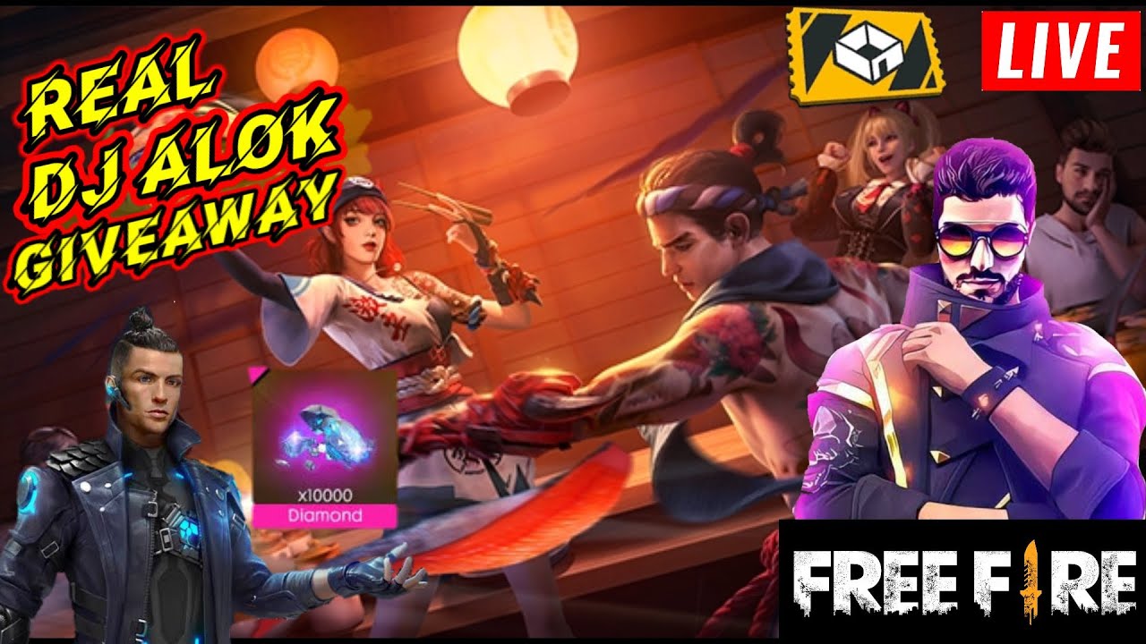 DJ ALOK GIVEWAY || FREE FIRE || ROMULUS GAMING 