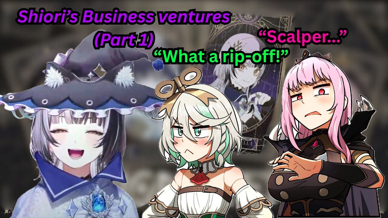 Shiori's Dubious Business Ventures In ENReco... (Part 1) 【Shiori Novella】#ENrecoClips