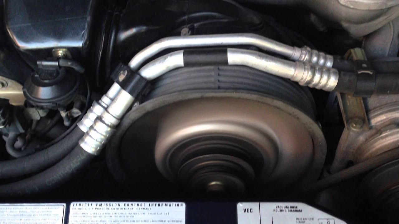 1997 Porsche 911 / 993 bad alternator bearing sound. YouTube