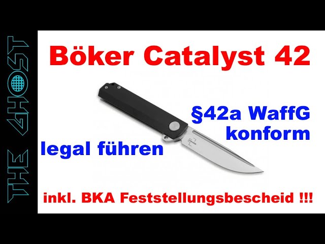Böker Plus Cataclyst 42 - ingenious concept with room for further