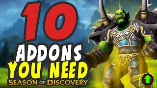 10 Addons YOU NEED in Classic WoW Season of Discovery