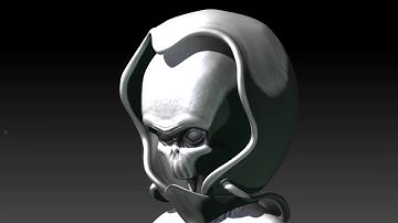 Final Alien Model Turntable (ZBrush)