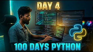 Day 4 – 100 Days of Python Challenge | Starting My Coding Journey #Python #100DaysOfCode