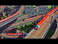 I built the most chaotic train station ever in cities skylines