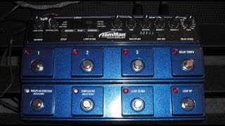 Digitech JamMan Stereo Delay - Reverse Delay Looping and Walkthrough