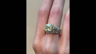 ⁣Gold and Diamond Bulgari “Trombino” Ring, Circa 1980s