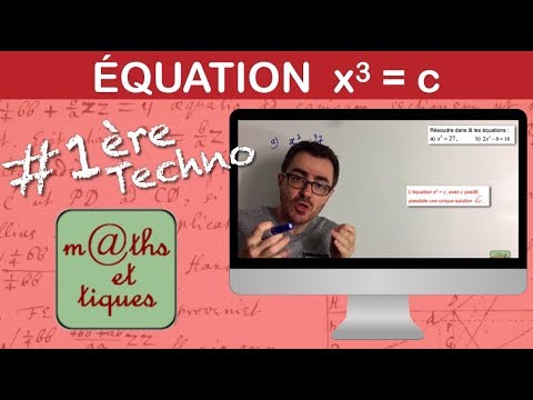 Vidéo: Comment Résoudre Des équations Avec Un Cube