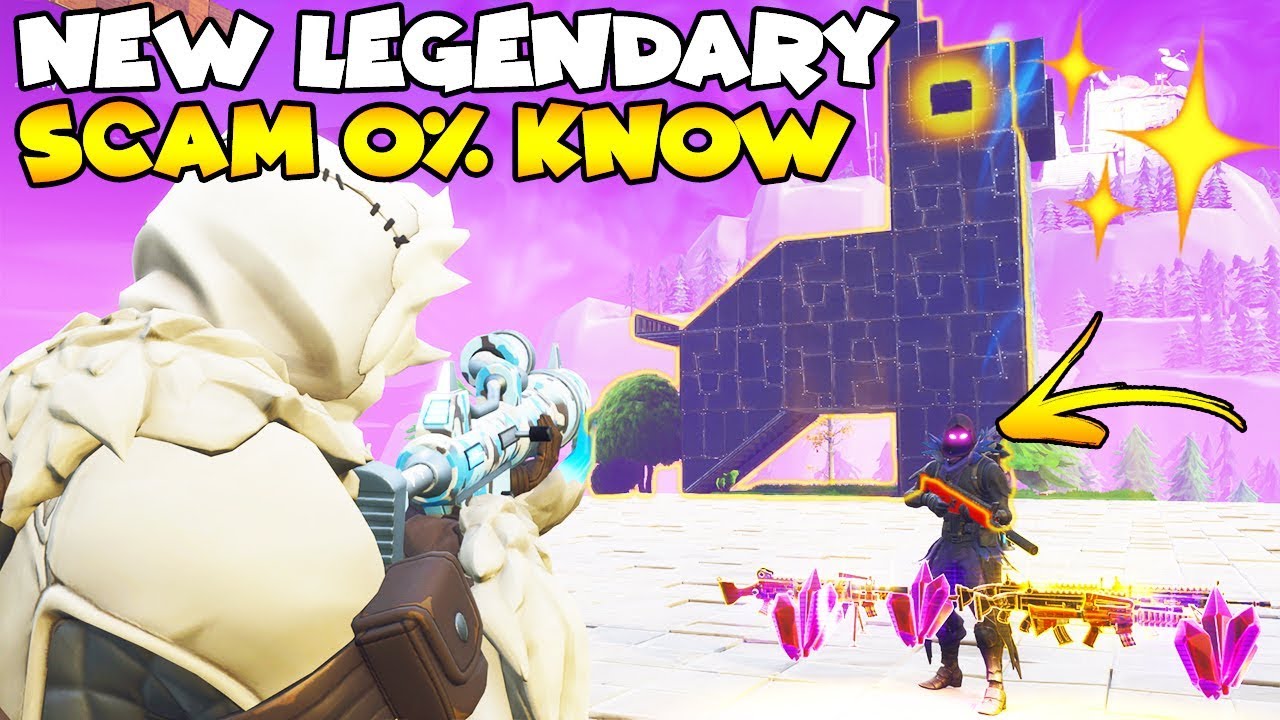 New Legendary SCAM 0% KNOW! 💫  (Scammer Gets Scammed) Fortnite Save The World