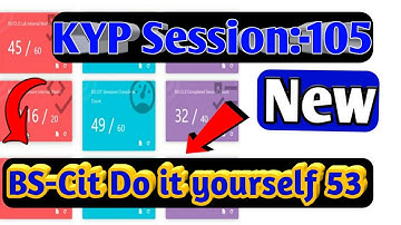kyp session 105 Bs cit do it yourself 53 || do it yorself 53