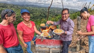 Le hicimos una rica comida a FRANCIS y ZULEYKA y parte de la familia de la VIDA DEL CAMPO RD.