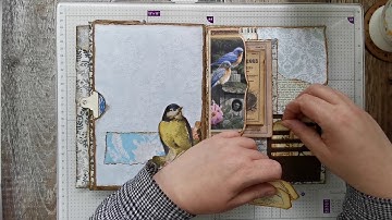 Altered file folder - Finishing the unfinished pile Part 8 - Junk Journal