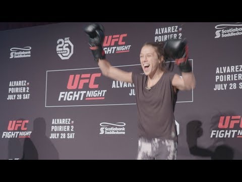 championship belt Fight Night Calgary: Open Workout Recap