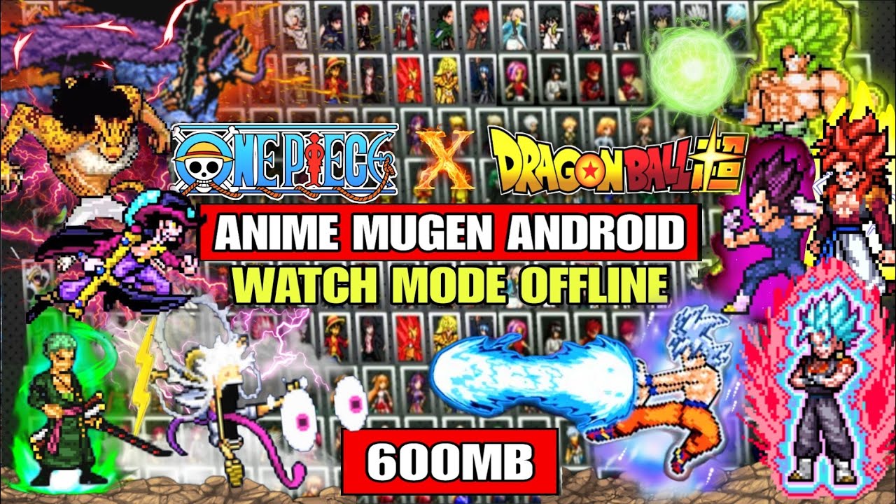 LATEST!! ONE PIECE VS DRAGON BALL MUGEN (UPDATED CHARACTERS) Anime War