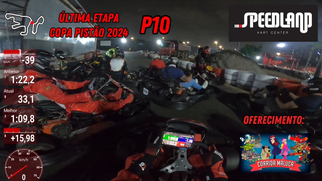 Kartódromo Speedland traçado completo 13/12/24 21h30 última etapa da Copa Pistão 2024