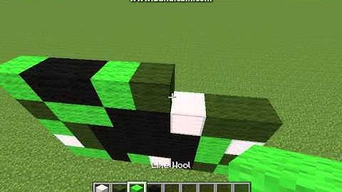 Minecraft Pixel Art Tutorial #1 Creeper Face
