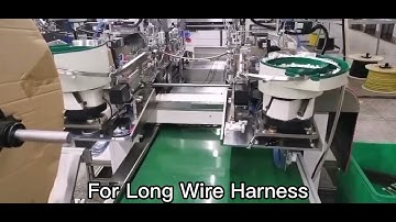 High Speed Double End Crimping Wire Harness Terminal Insertion Machine