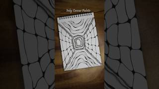 Creative Curvy Rectangle Layers Art 🗓️ Day 118 | Inky Canvas Palette