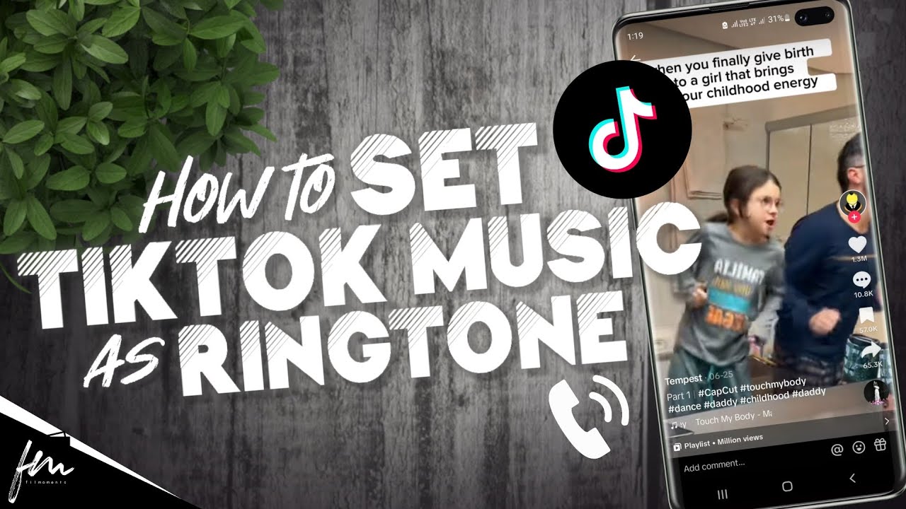 How to set Tiktok music as ringtone on Android YouTube