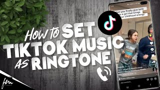 Cara menjadikan musik Tiktok sebagai nada dering di Android