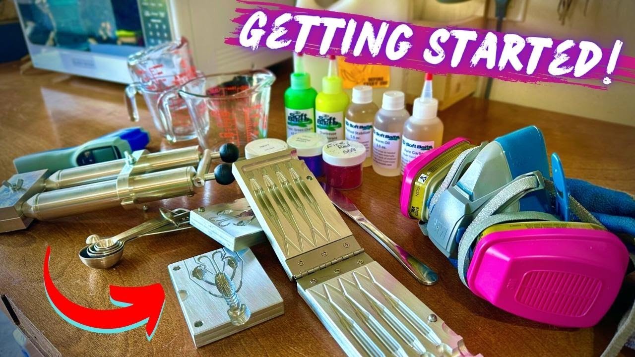 Everything you need to make your own soft plastic fishing lures! #bait