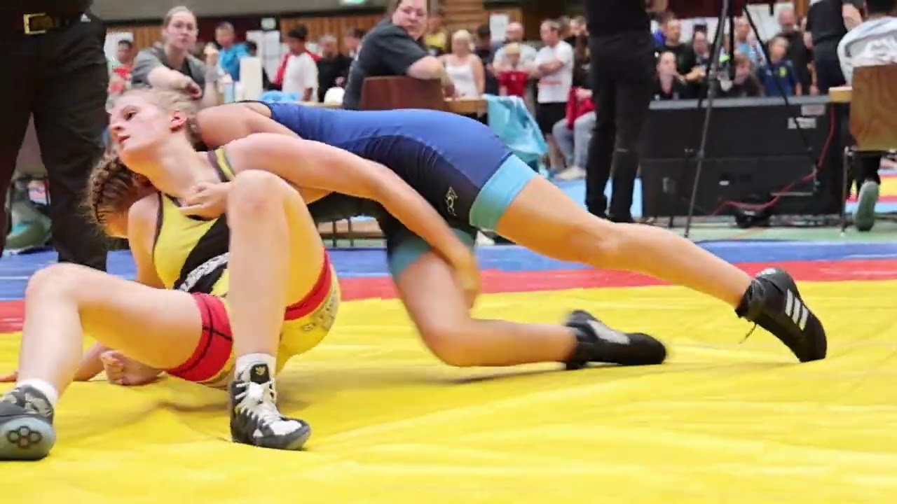 Katharina Klein (SC Kleinostheim) - Annalea Schläpfer (Swiss Wrestling Girls) -30 Römercup Ladenburg
