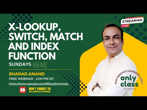 Index, Match, Switch,