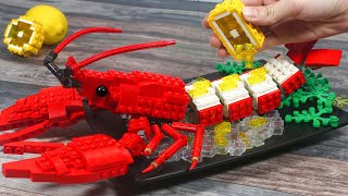 Еда LEGO LOBSTER И Пиво | Лего В Реальной Жизни | Stop Motion Cooking И ASMR