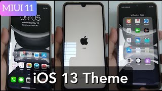 iOS 13 theme for miui 11 May 2020|Realiox 13 dual theme| iPhone boot animation for miui 11 mobiles