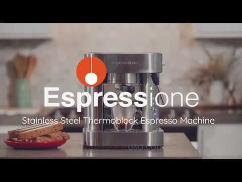 Espressione Automatic Pump Espresso Machine with Thermo Block System  Stainless Steel - EM-1020