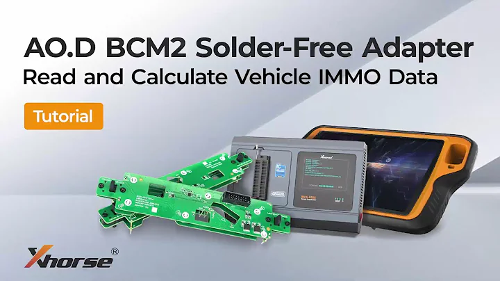 How to Use Xhorse AUDI BCM2 Solder Free Adapter