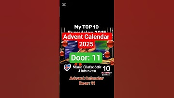Door: 11 | My TOP 10 Eurovision 2015 | Advent Calendar | #eurovision #esc #adventcalendar2025 #music